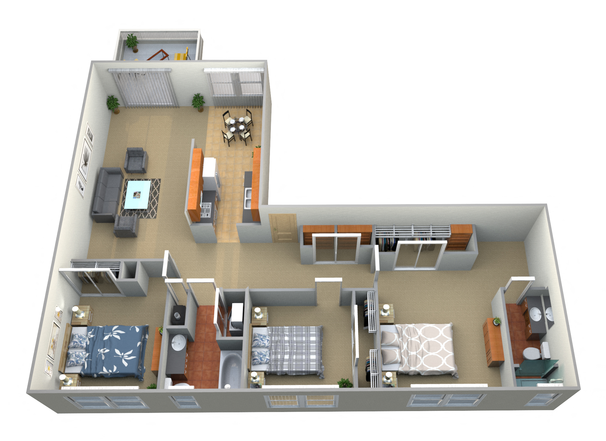 Plan F floor plan